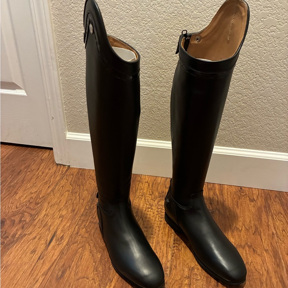 NEW in box Celeris DIOGO handmade black leather riding boots. UK 41 women - Picture 3 of 11